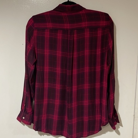 Banana Republic Womens LS Boyfriend Fit Button Down Blouse Sz M - Picture 8 of 9